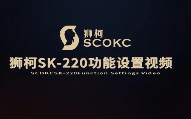 狮柯SK-220智能锁功能设置视频