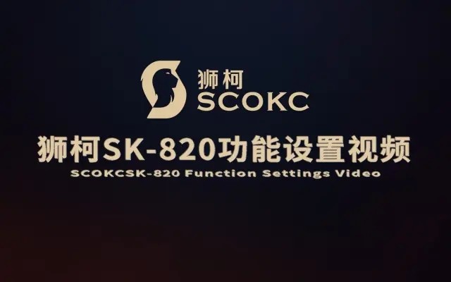 狮柯SK-820智能锁功能设置视频